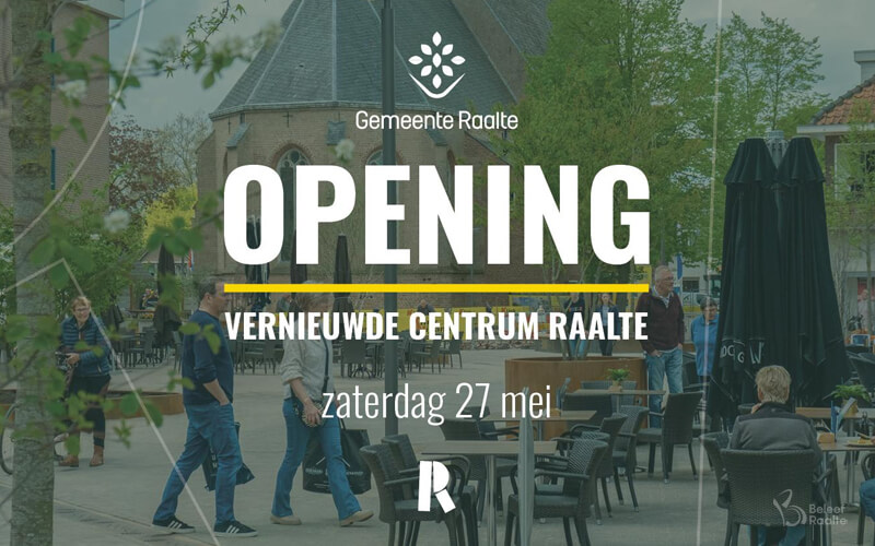 UITagenda impressie van Opening vernieuwde centrum Raalte